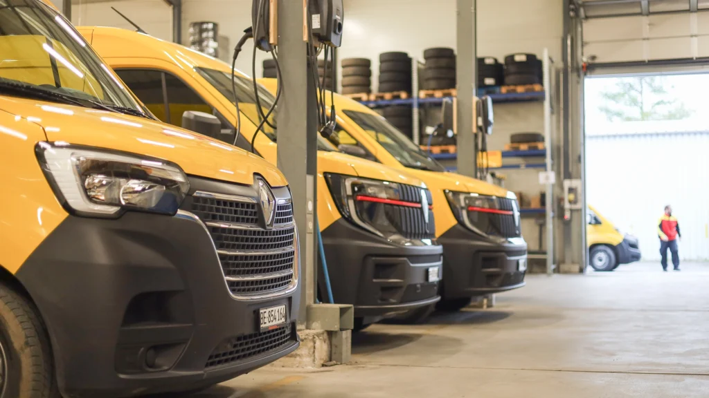 DHL Thun Elektrische Transportfahrzeuge